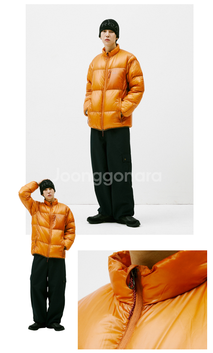 난가 / 마운틴 로지 다운 자켓 경량 패딩 / XL--2