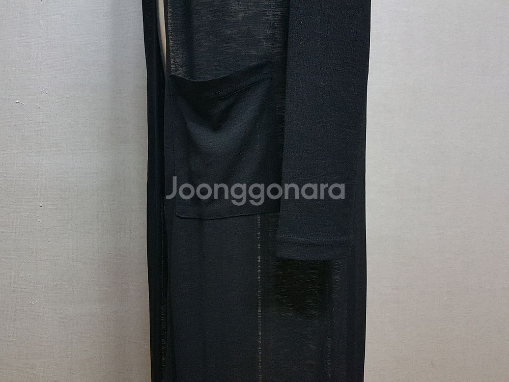 미착용)사방스판 시스루 오픈 롱 여성 가디건 55--4