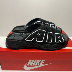 270 280 나이키 업템포 슬라이드 검흰 나코탭