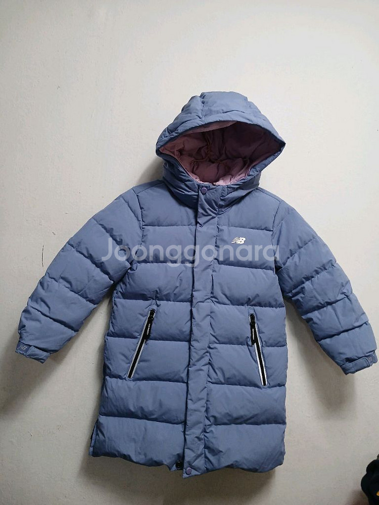 뉴발란스 키즈 양면 리버시블 롱패딩 사이즈 130--0