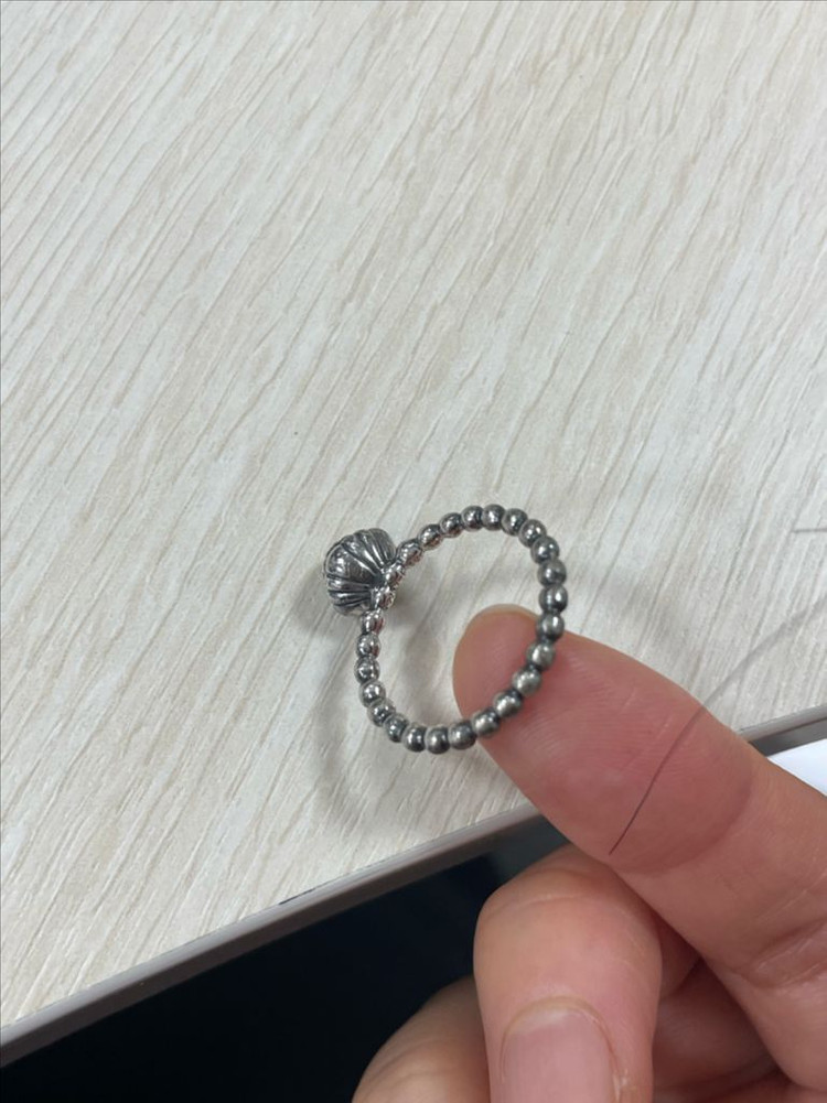 판도라 구형 탄생석 반지 3월 52호--3