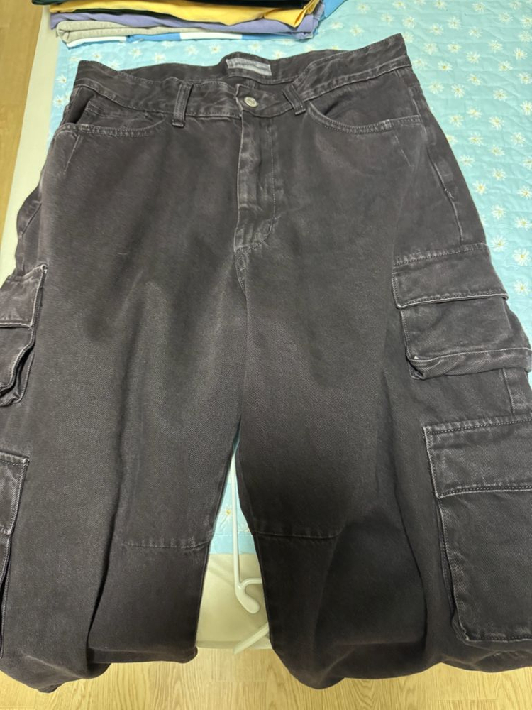 999 휴머니티 커브드 서퍼 다이드 데님 팬츠(L) 이미지