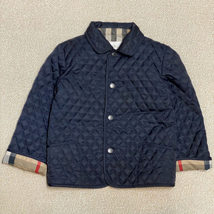 (정품) 버버리 키즈 네이비 퀄팅 패딩 3Y