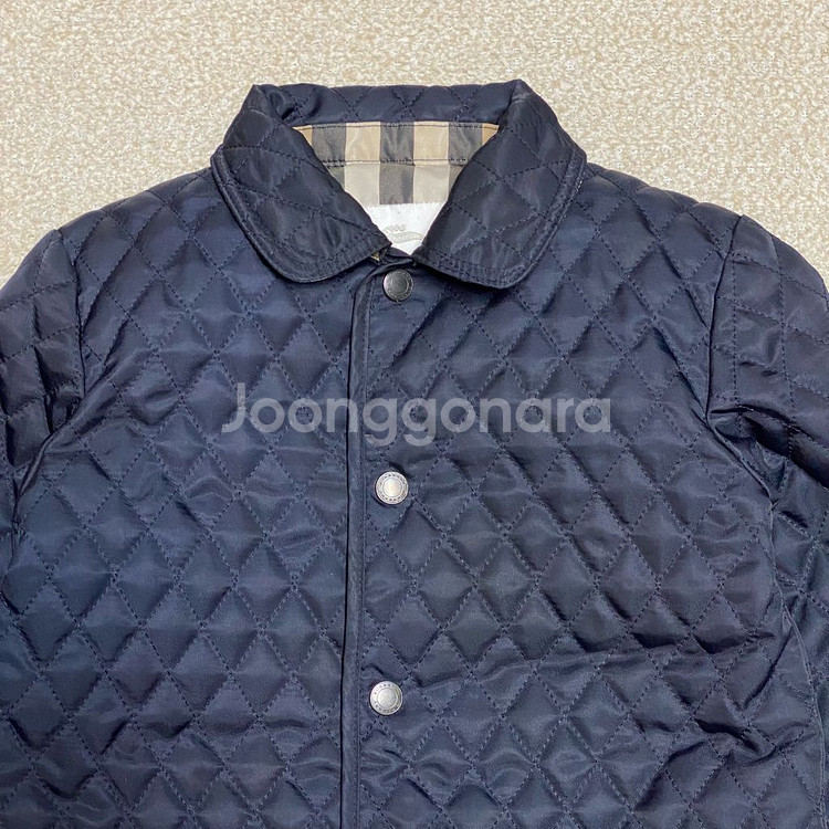 (정품) 버버리 키즈 네이비 퀄팅 패딩 3Y--1