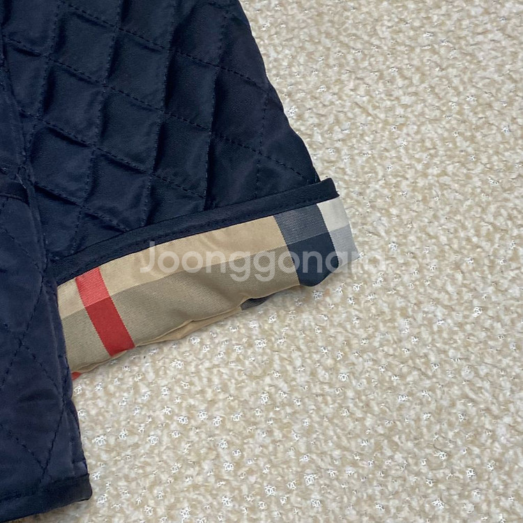 (정품) 버버리 키즈 네이비 퀄팅 패딩 3Y--2