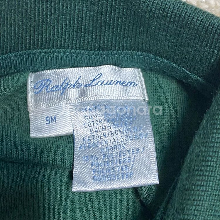 (정품) 폴로 신형 베이비 벨벳 바디수트 9M--3