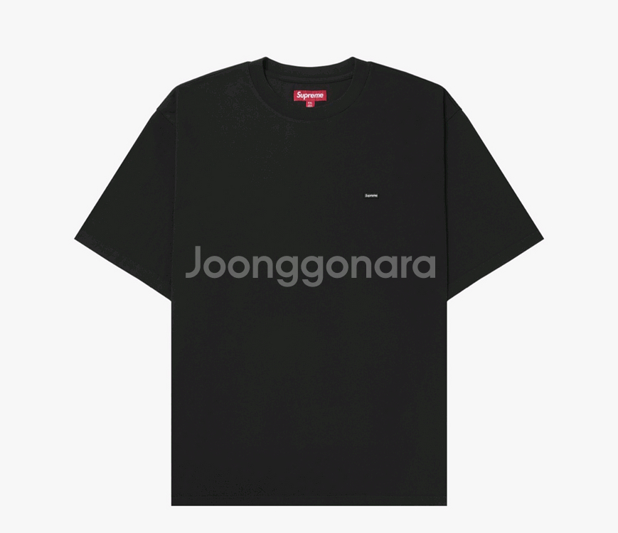 [M] 슈프림 스몰 박스 로고 티셔츠 블랙--0