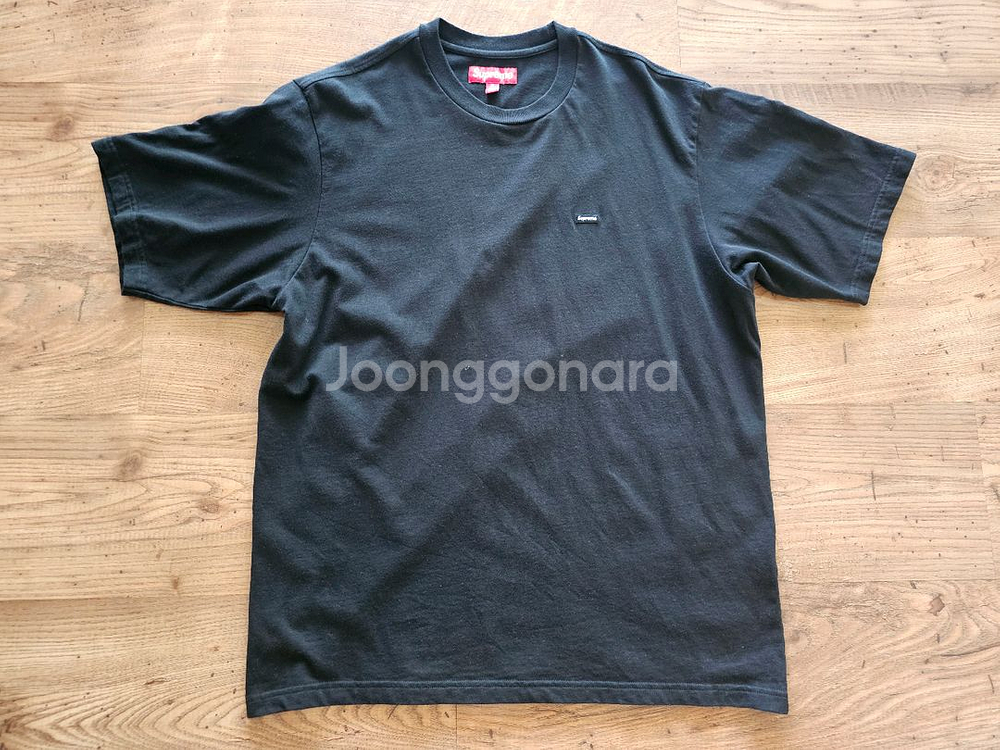 [M] 슈프림 스몰 박스 로고 티셔츠 블랙--1