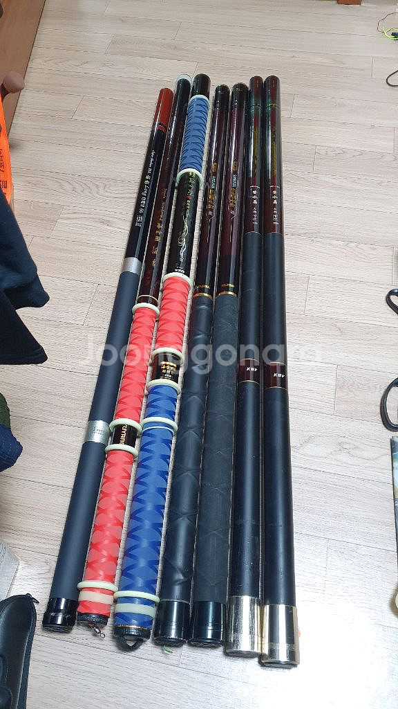 에쓰에프씨 롱낚시대60 해금강초경 자수정대물장대--1