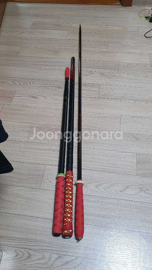 에쓰에프씨 롱낚시대60 해금강초경 자수정대물장대--7