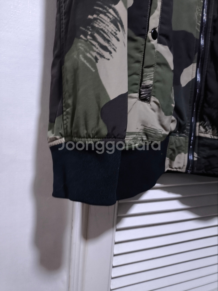 오버핏M 퀵실버 카모플라쥬 봄버자켓--3