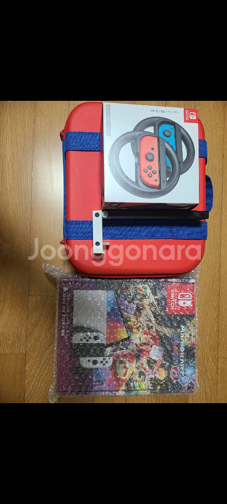 올인원)닌텐도 스위치 OLED 마리오카트 에디션 풀박--0