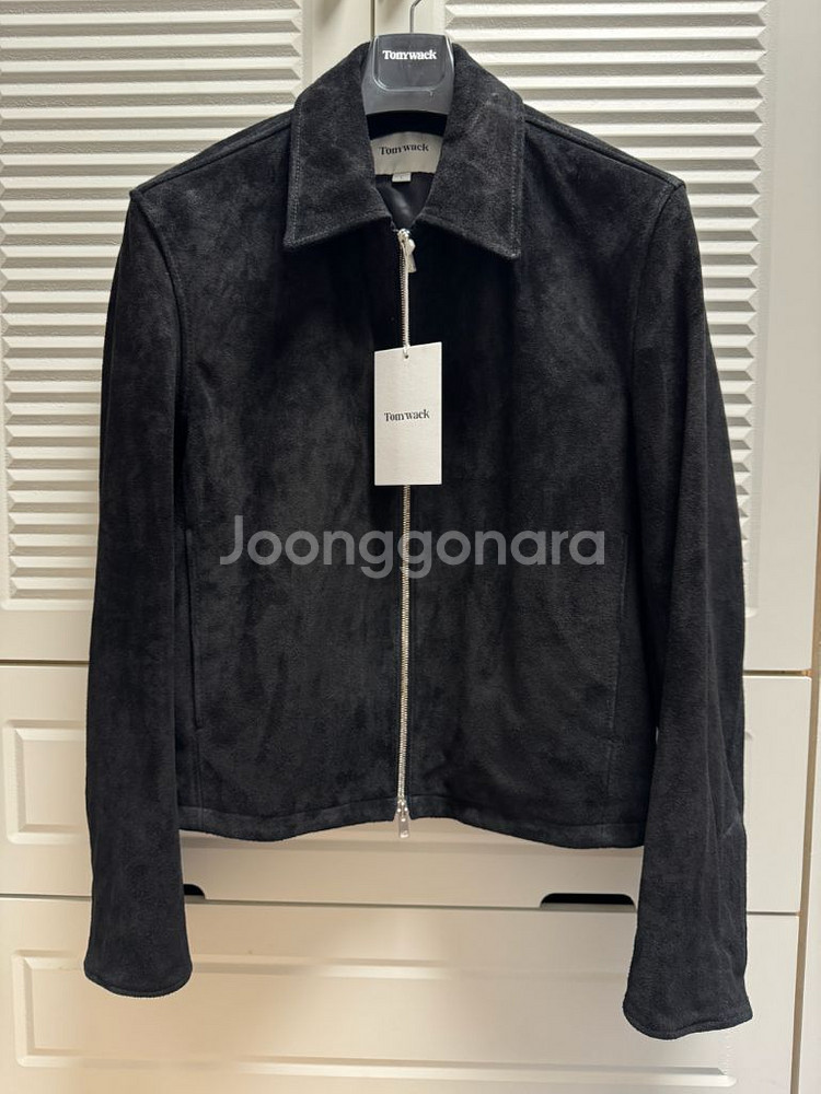 토니웩 스웨이드 지퍼레드 블루종 자켓--0