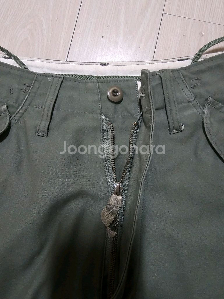 오리지널 미군 전투복 민무늬 바지--5