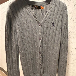 폴로 케이블 꽈배기 가디건 M(55-날씬66추천)