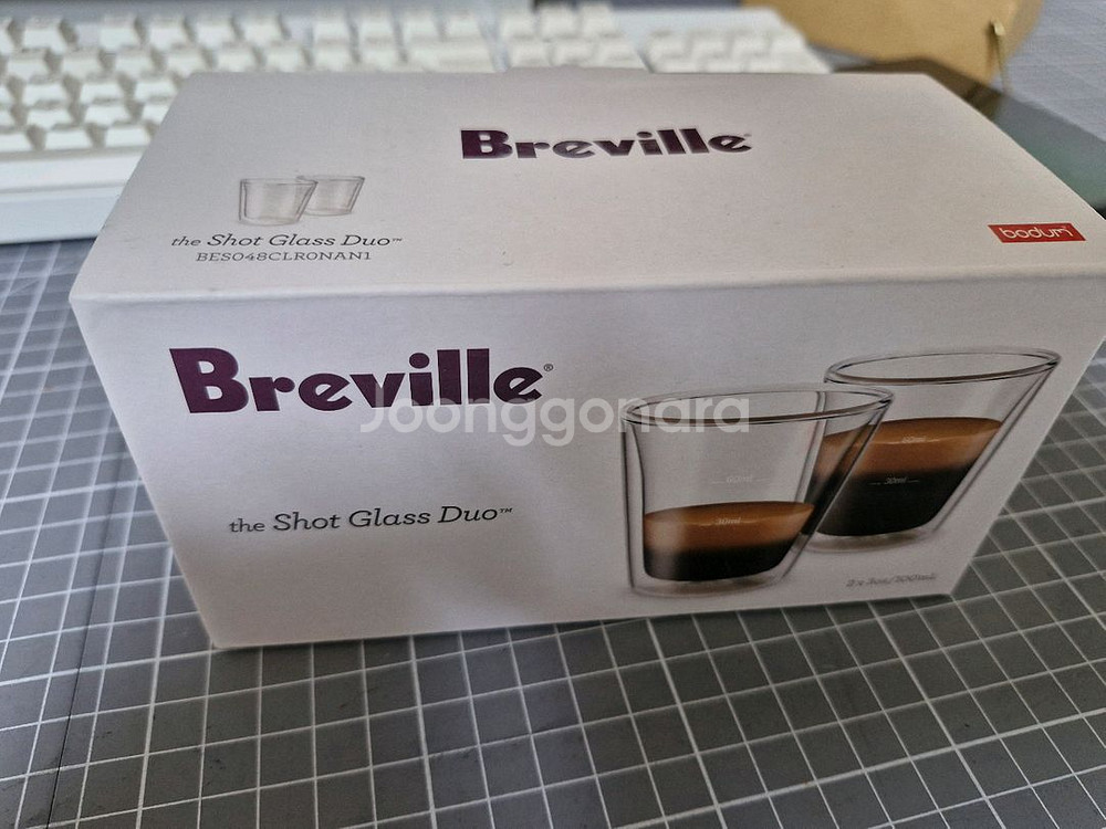 브레빌 샷 글래스 듀오 1셋트(새제품)--0