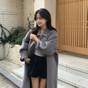 샵보울 캐시미어 핸드메이드 코트