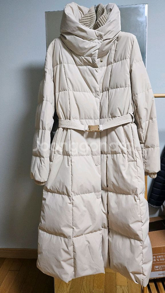 구스 롱패딩 M--0