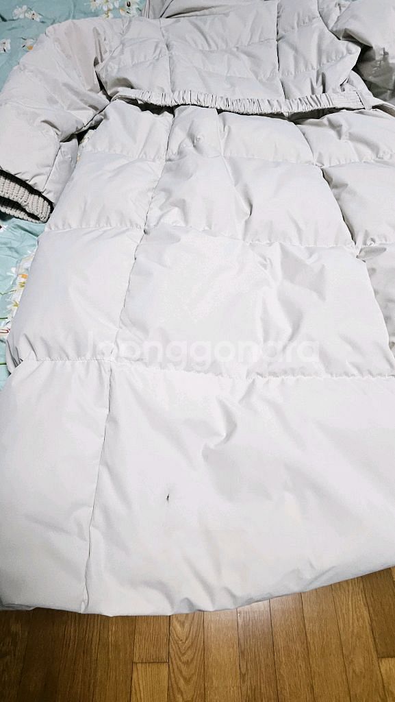 구스 롱패딩 M--4