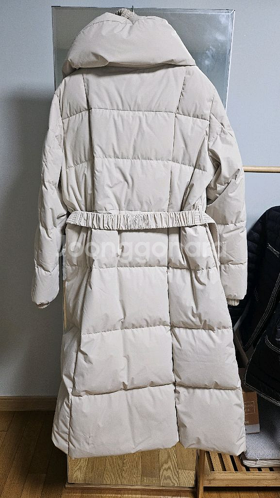 구스 롱패딩 M--6
