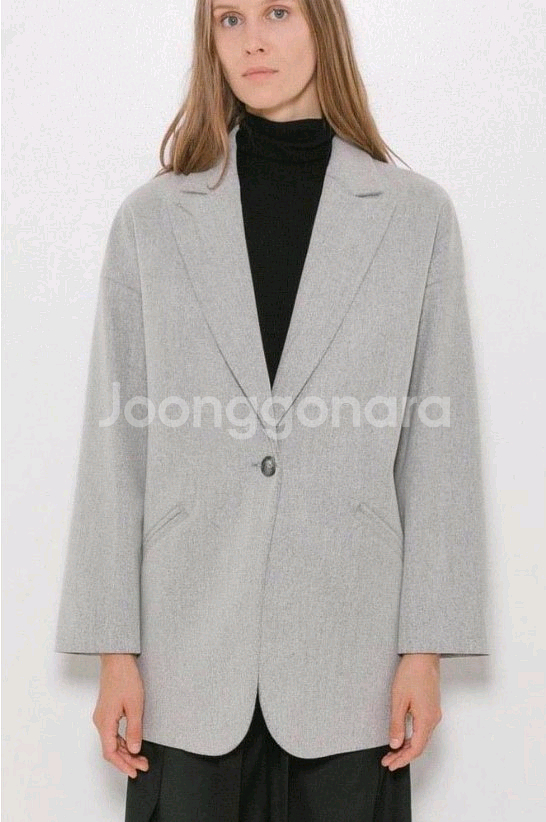 MM6 메종 마르지엘라 그레이 울 오버핏 코트 자켓--7