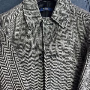 폴로 랄프로렌 발마칸 헤링본 코트 38R