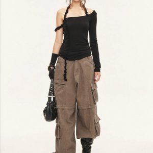 쓰리타임즈 morgan cargo pants S