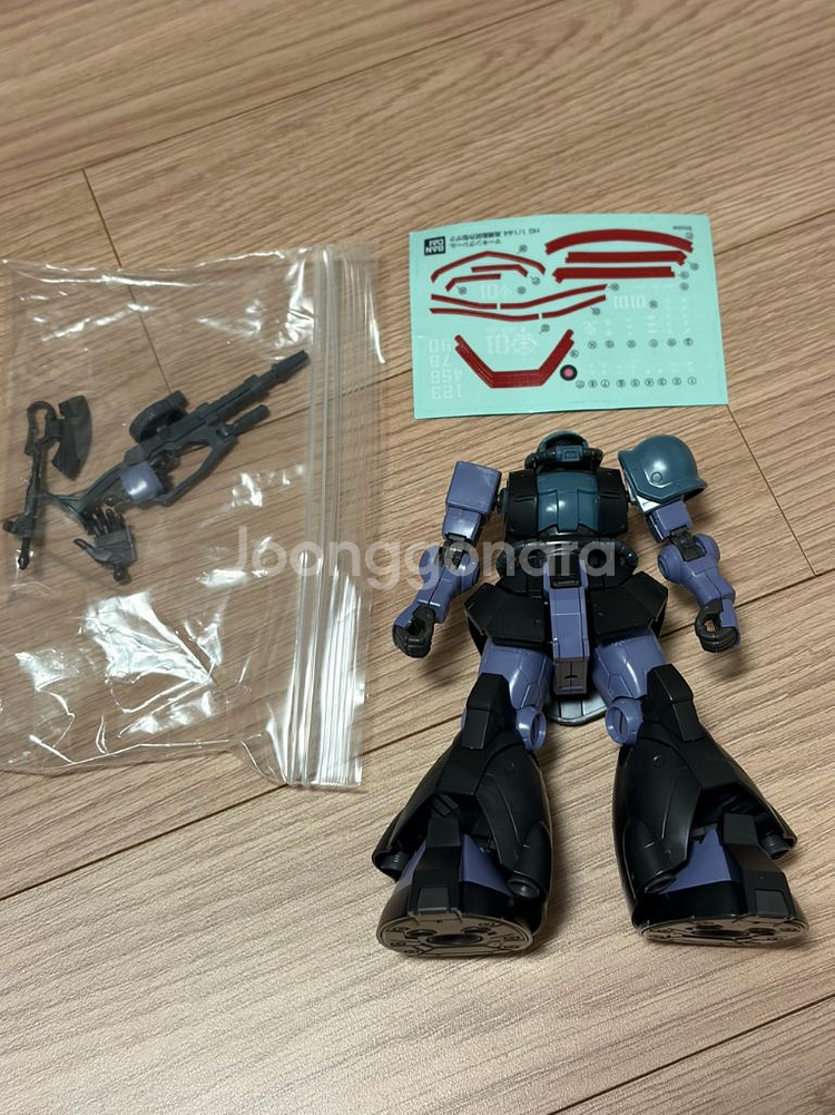 건담 자쿠 HG 디오리진 고기동 프로토타입 가조립--0