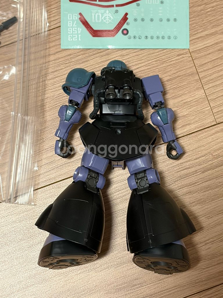 건담 자쿠 HG 디오리진 고기동 프로토타입 가조립--2