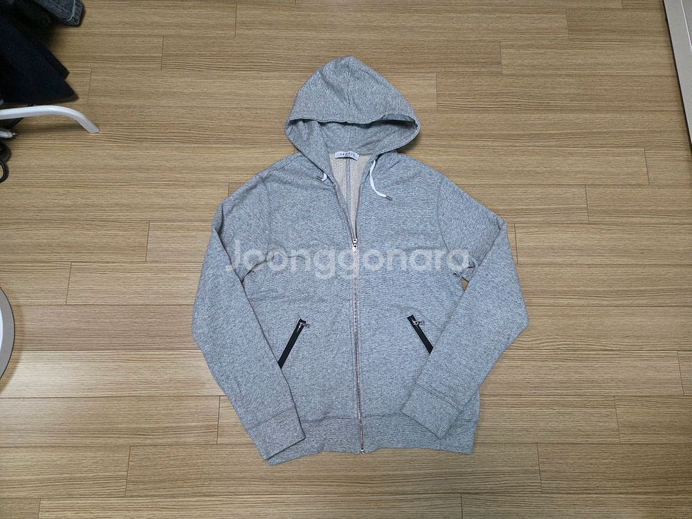 산드로 옴므 베이직 후드 집업--0