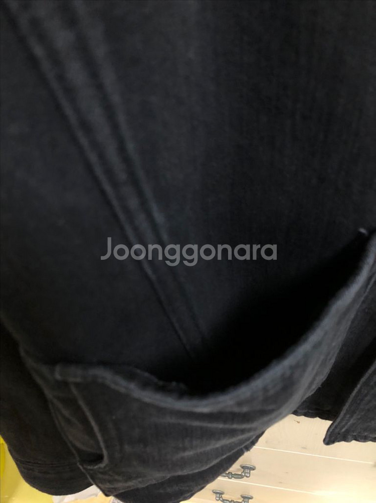 [중고] 일꼬르소 데님 초어 자켓 블랙 / 100 사이--4