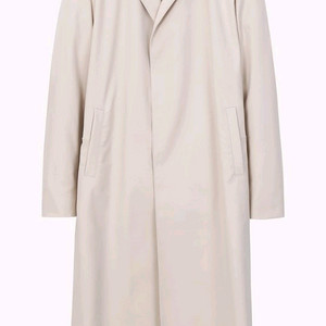 시스템 옴므 절개 롱 트렌치 코트