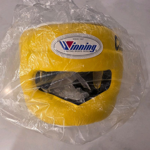 위닝 커스텀 코보호 헤드기어 옐로우 M