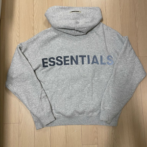 피어오브갓 에센셜 후드티 그레이 S