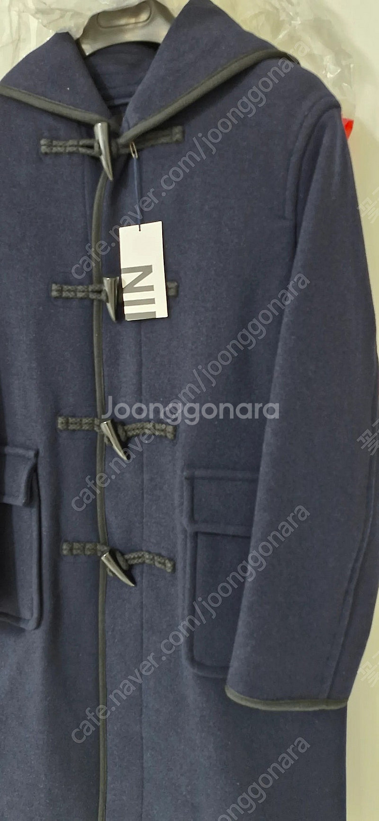 개별(새상품)남녀공용 오버핏 떡볶이 더블롱코트--2