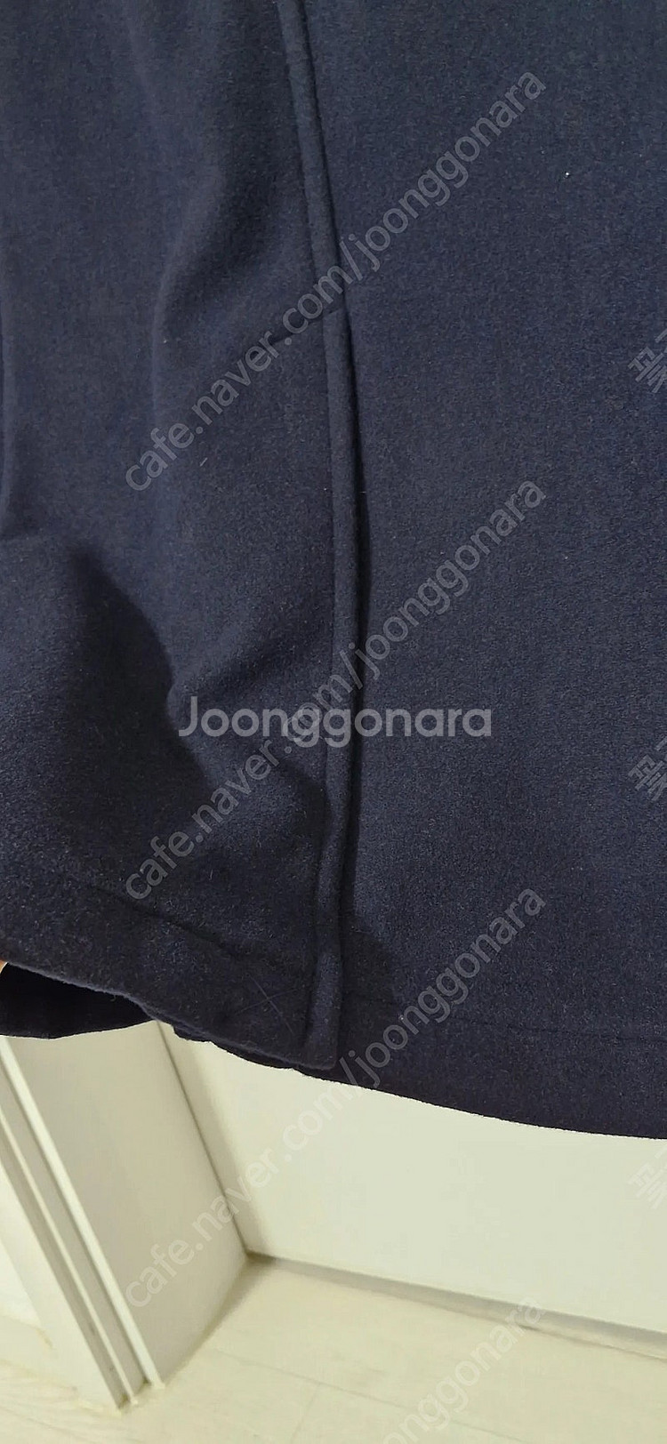 개별(새상품)남녀공용 오버핏 떡볶이 더블롱코트--5