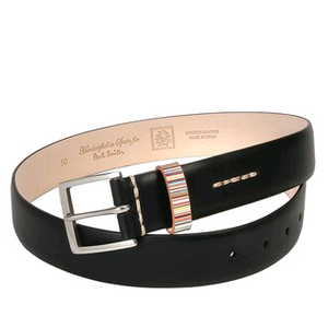 폴스미스 스트라이프 레더 벨트 딥브라운 제품