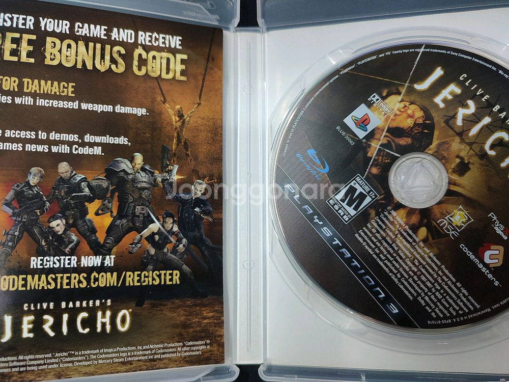 ps3 제리코 북미판 팝니다--2