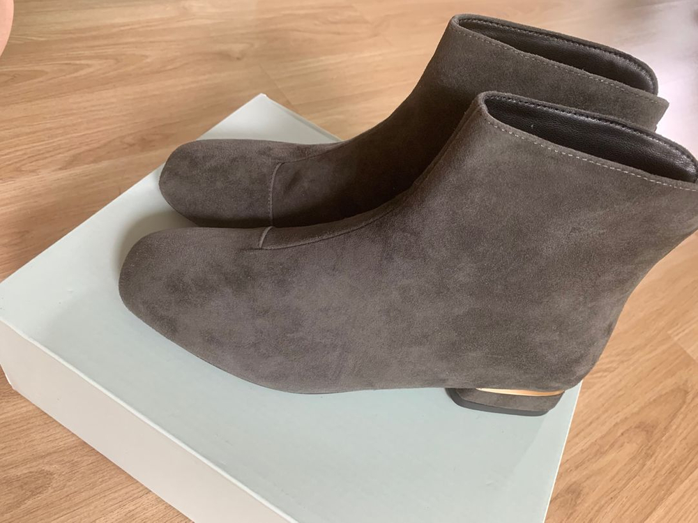 포멜카멜레 천연 가죽 부츠 그레이 240 이미지