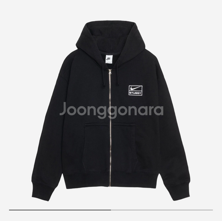 나이키 스투시 후드집업 블랙 L--0