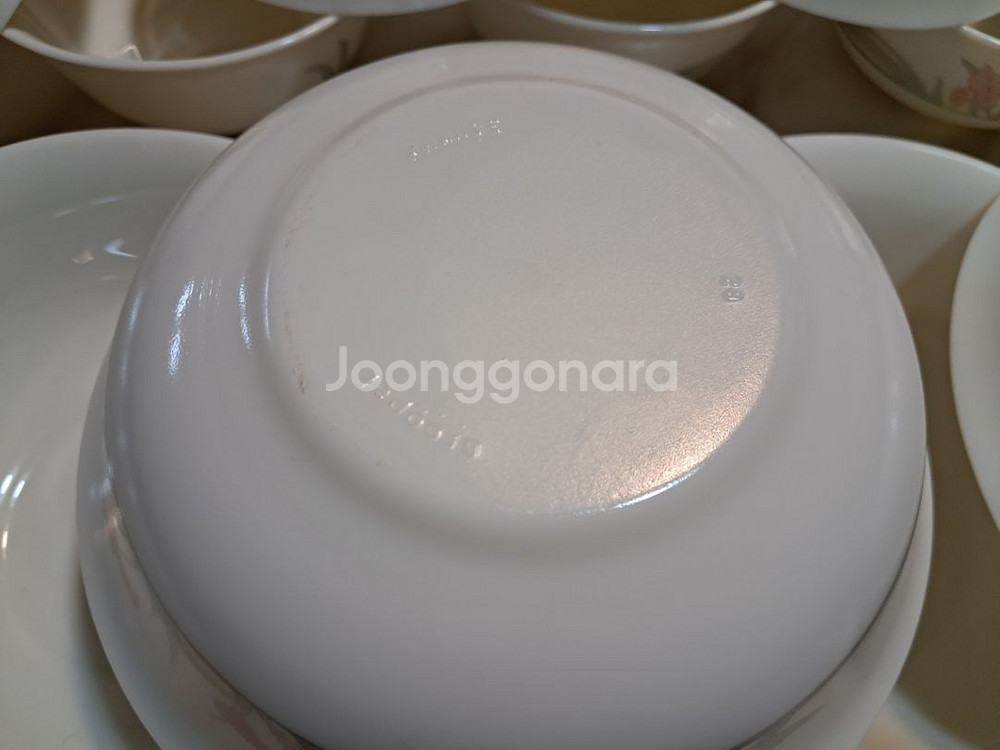 빈티지 프랑스 아코팔 밀크글라스 개당값--9