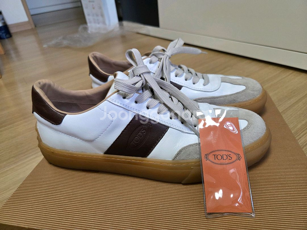 토즈 멀티 컬러 스웨이드 레더 스니커즈--1