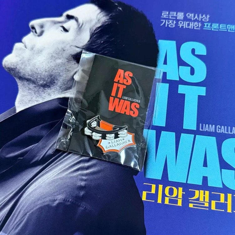 영화 리암갤러거 뱃지A3포스터 오아시스 굿즈 패키지md 이미지