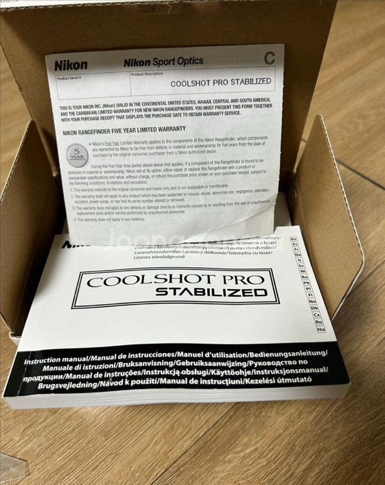 니콘 쿨샷 프로 스태블리자이드 골프 거리측정기--6