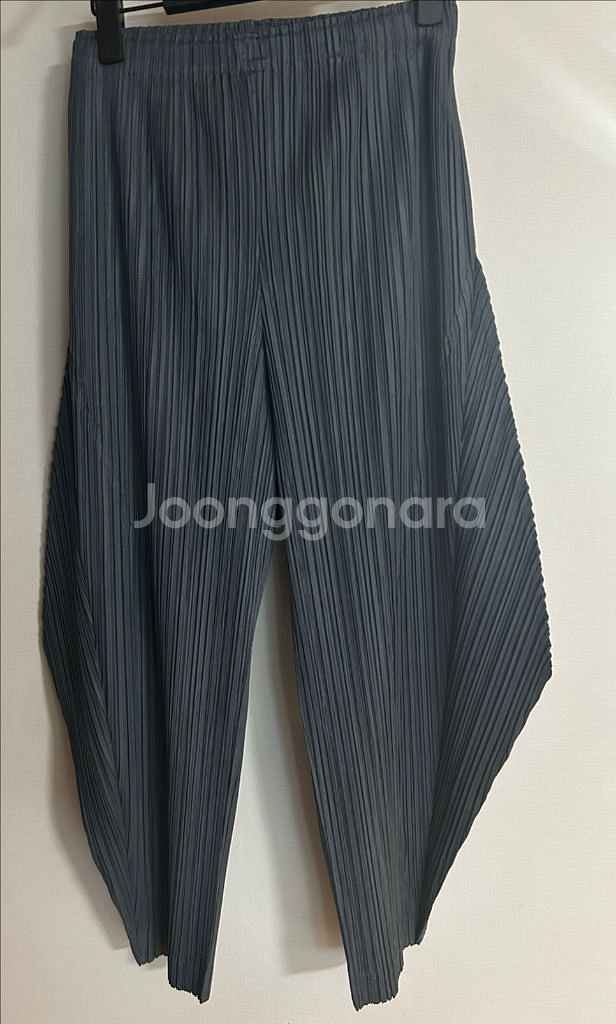 플리츠플리즈 바지 2사이즈--0