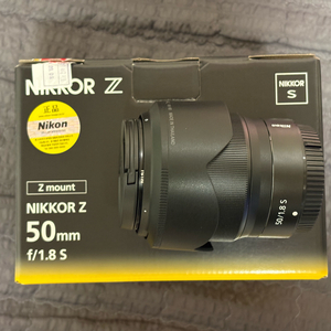 니콘 NIKKOR Z 50mm f/1.8 S 렌즈 판매