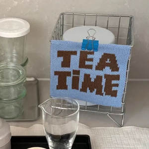 오롤리데이 니팅 티코스터 + 스텐수납바구니