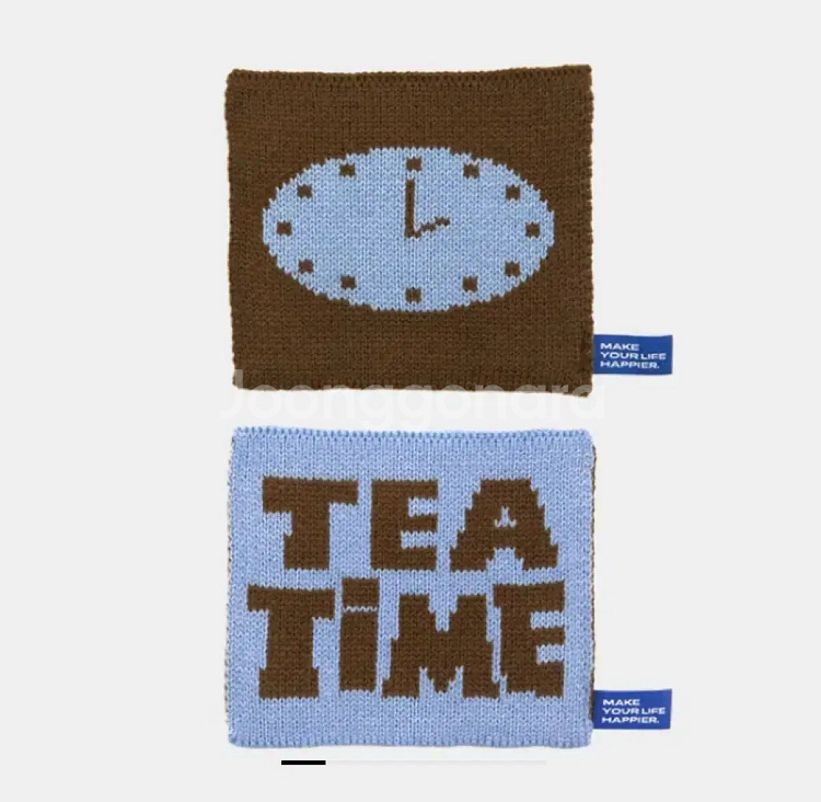 오롤리데이 니팅 티코스터 + 스텐수납바구니--1