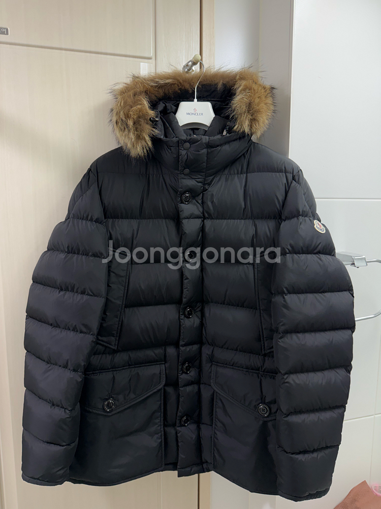 [6] 22 / 23 몽클레어 클루니 패딩 블랙 리얼퍼--0