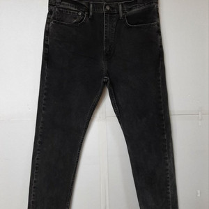 35)리바이스 522 140주년기념 블랙 스판 일자청바